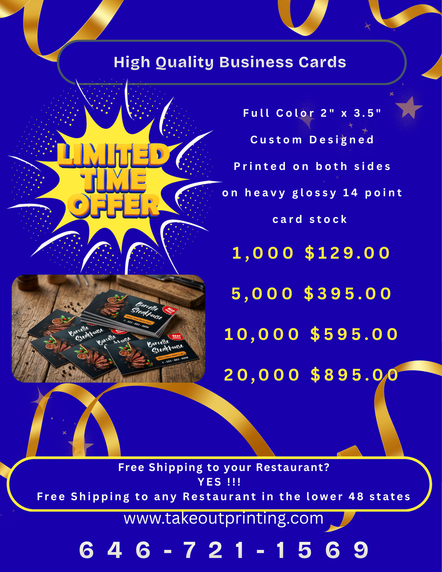 Special # 3 - Business Cards